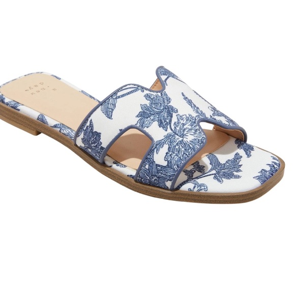a new day Shoes - A New Day Womens Nina Slide Sandals Navy Blue Sz 7